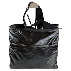 Gucci Black Patent Leather Shoulder Bag Black