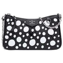 Pochette Easy On Strap Monogramma Gigante Empreinte Infinity Dots Nera Yayoi Kusama Louis Vuitton Nero