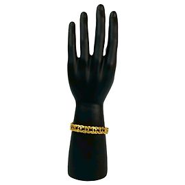 Pulsera de charm de oro chapado Chanel Dorado