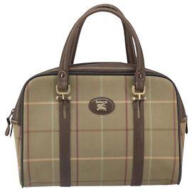 Bolsa Nova em lona Burberry Bege