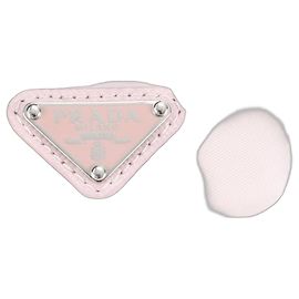 Horquilla de Nylon Tessuto con Logo Triangular Prada Rosa