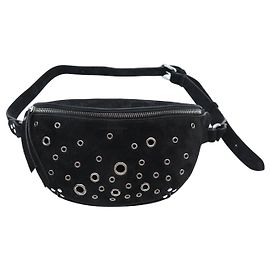 NEUE HANDTASCHE JEROME DREYFUSS LINO TANDEM BANANE GÜRTEL Schwarz