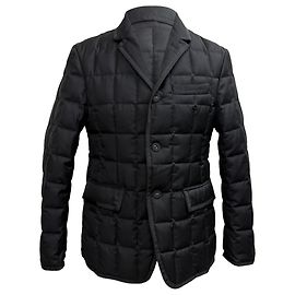 Thom Browne Quilted Blazer in Black Wool Black