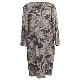 Dries Van Noten Long Coat in Floral Print Wool  Other