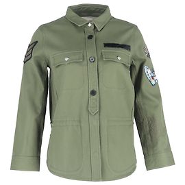 Camicia ricamata Tackl in cotone oliva di Zadig & Voltaire Verde Verde oliva