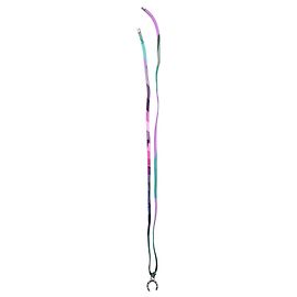 Colar com Pendente Tourbillon em forma de ferradura Hermès em seda multicolorida Multicor
