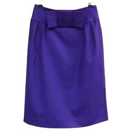 Saia Tulipa Céline de Lã Roxa Roxo