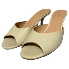 Autre Marque Manita Leather Mules Other Cream