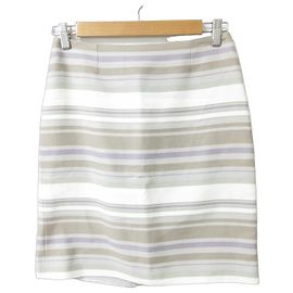 Céline Falda Mini Ajustada a Rayas Celine Multicolor