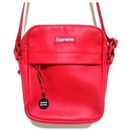 Borsa a Spalla in Pelle Supreme Rosso