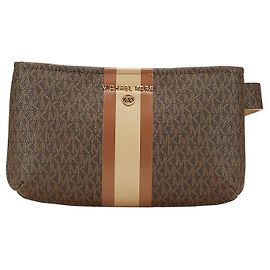 Michael Kors MK Monogram PVC Waist Bag Brown