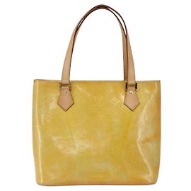 Sac à main Houston Louis Vuitton Monogram Vernis Jaune