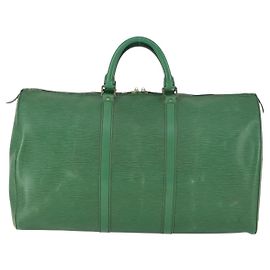 Louis Vuitton Keepall Epi Leather 50 Verde