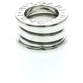 Bulgari Collar Péndulo Bvlgari B.zero1 en Oro Blanco Plata