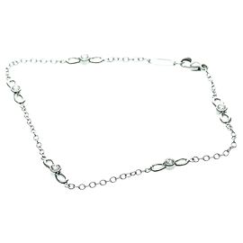 Tiffany & Co Pulsera de diamante Tiffany Ribbon Plata