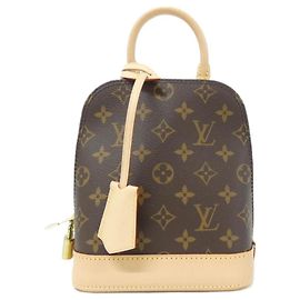 Louis Vuitton Monogram Alma Backpack Brown