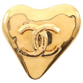 Broche Coco en Plaqué Or de Chanel Doré