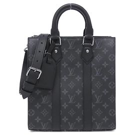 Borsa Cross Sac Plat Monogram Eclipse Louis Vuitton Nero