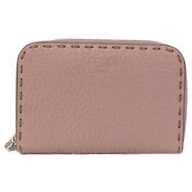 Fendi SELLERIA Coin Case Pink