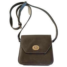Bolsa Box Jil Sander em couro verde floresta Caqui