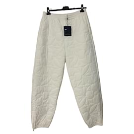 Calças acolchoadas Louis Vuitton Branco