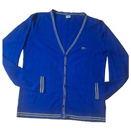 Cardigan Bleu Lacoste Sport Bleu