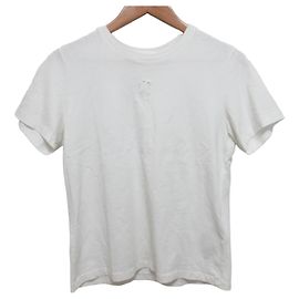Camiseta de manga curta com logo bordado da Moncler Branco