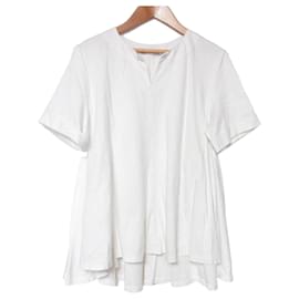 Theory luxe BASALT WAYNE pullover top White