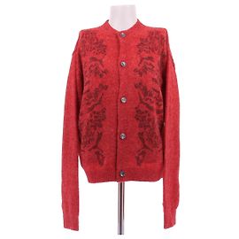 Puma Cardigan en maille rouge Rouge