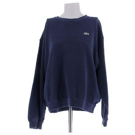 Jersey Lacoste de algodón azul marino M Azul