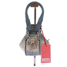Diesel Piccola borsa in denim blu Blu