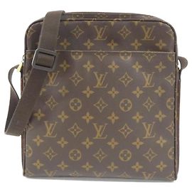 Borsa a Spalla Trotter Bobur Monogramma Louis Vuitton Marrone