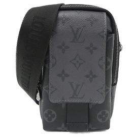 Pochette Double Téléphone Monogram Eclipse Inversé Louis Vuitton Noir
