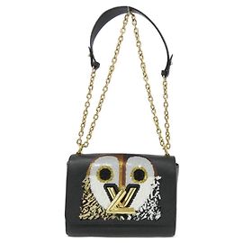 Borsa a Spalla Louis Vuitton Epi Twist MM M41867 Nero