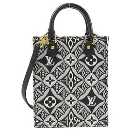 Louis Vuitton SINCE1854 Petite Sac Plat Handbag Black