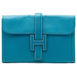 Hermès Jige 29 en Epsom azul Azul Otro