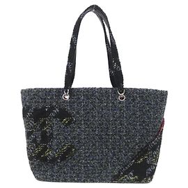 Borsa a Spalla Chanel Cambon Line 25170 Blu navy