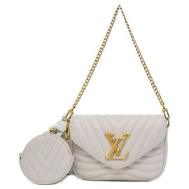 Bolsa de Ombro Multi Pochette Louis Vuitton Bege