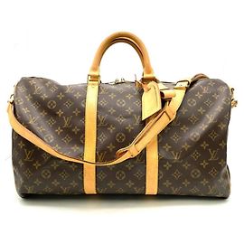 Bolsa Boston Keepall 50 Louis Vuitton Marrom