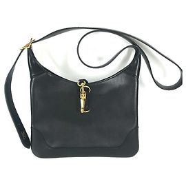 Hermès Bolsa de ombro Hermes Trim Duo 24 Preto