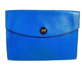 Bolsa Clutch Pochette Rio da Hermès Azul