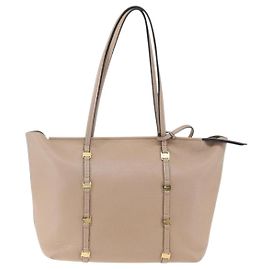Bolsa Vala de couro Salvatore Ferragamo Bege