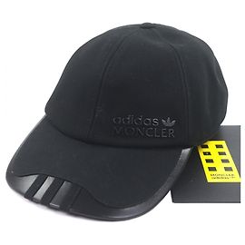 Boné de beisebol de algodão Moncler Genius 3 adidas Preto