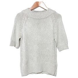 Céline Top de punto de seda CELINE Azul Otro