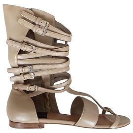 Laurence Dacade Leather Sandals Beige Size 40 Beige