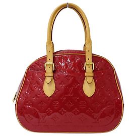 Sac à main Louis Vuitton Monogram Vernis Pomme d'Amour Rouge