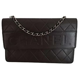 Chanel WOC embossé Chanel Noir