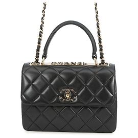 Bolsa Chanel Coco Mark Matelassé Trendy CC Preto