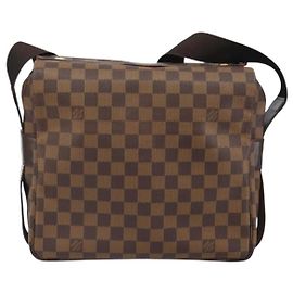 Louis Vuitton Naviglio Handbag Damier Brown