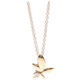 Tiffany & Co Collar de Diamante Tiffany Olive Leaf Dorado